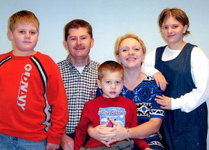 Erin Caffey (far right) was 16 years old when she made plans for her boyfriend and two of his friends to kill her family.