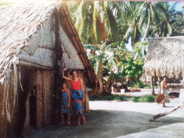 One of the village houses.  Our village was kept pristine — no trash anywhere. 