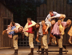 Seven Brides for Seven Brothers is a retelling of the Rape of the Sabine.