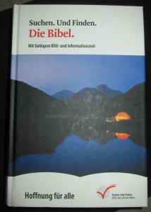 German Bible. Photo by J. Stahl.