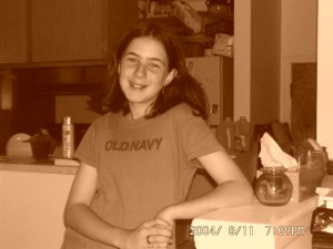 This shirt counts as modest by most evangelical standards – note the formlessness and high neckline.